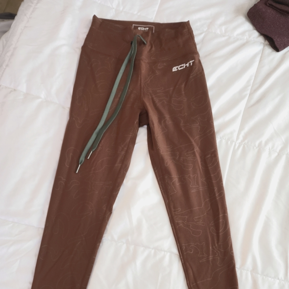 Echt Tempo Leggings, Brown, Size Small